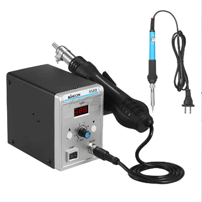 

LED Digital Display Soldering Station Hot Air Gun+soldering Iron Assembly