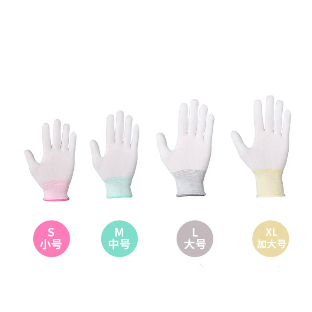 1 Pair Antistatic Gloves Anti Static ESD Electronic Working Gloves Pu Finger Coated Finger PC Antiskid For Finger Protection