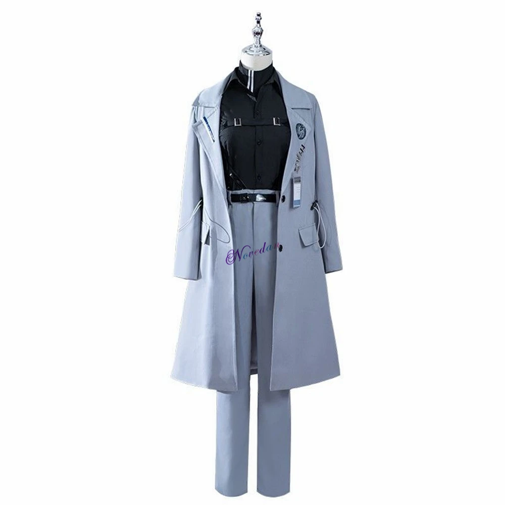 Game Path to Nowhere Cosplay Anime General Director Costume Uniform Suit Jacket Full Set Carnival Party Outfit Wig for Women Men