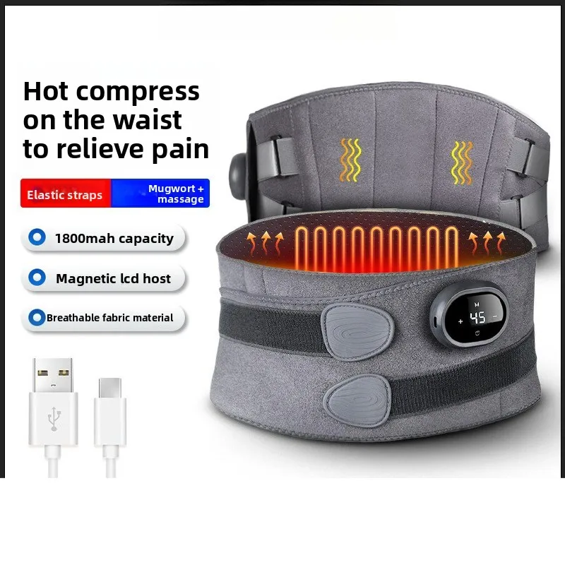 

Поясной массажер, многофункциональный теплый компресс, поддержка поясного ремня, электрический нагреватель для разминания