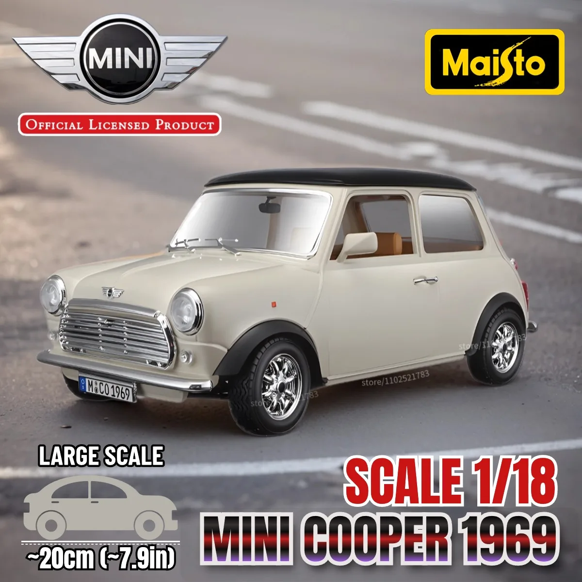 

Maisto 1:18 Car model Replica Large Scale Vehicle Interior Miniature Art Decoration Kids Love Toys Xmas Gift for Dad Boy Friend