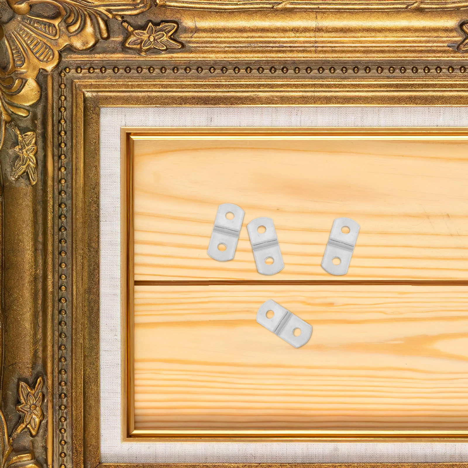 

15pcs Silver Z Shaped Bow Corner Brackets 90 Degree Iron Furniture Fixing Angle Connectors Stable Durable Universal Wall Frame