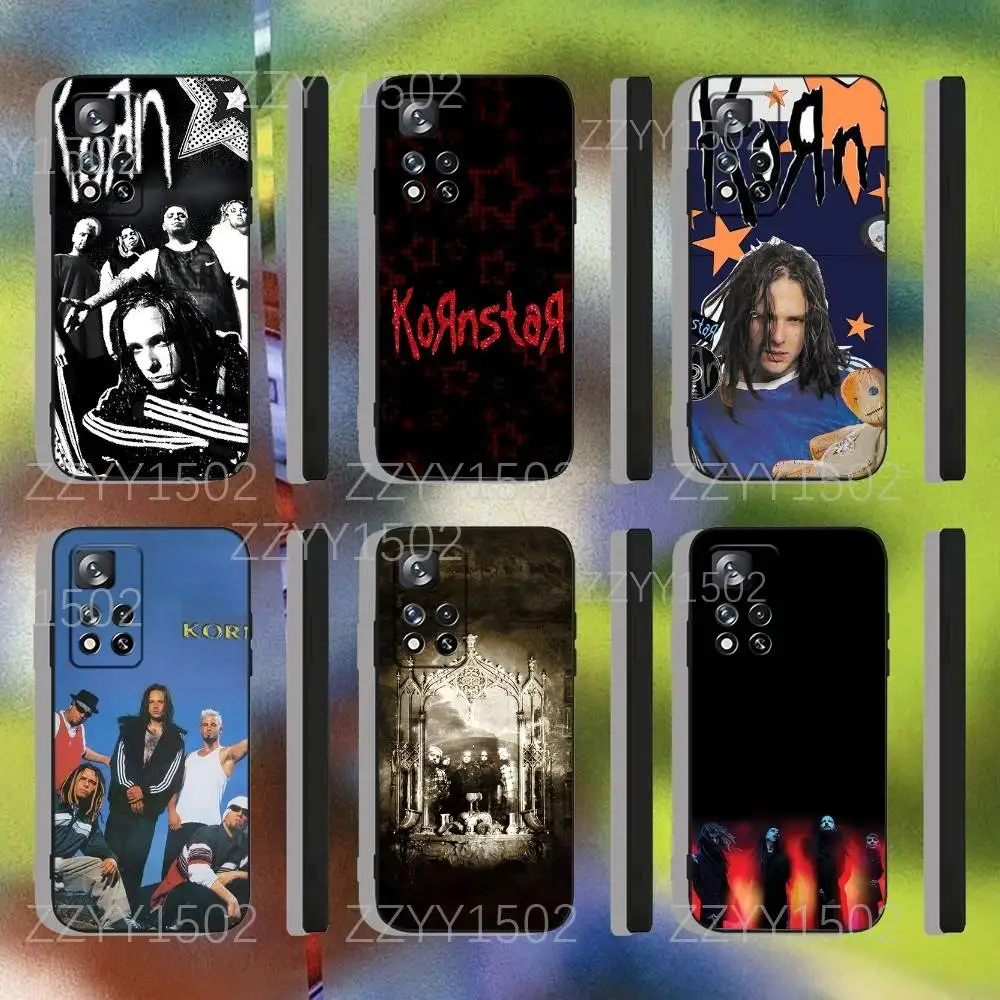 

K-Korn Band Untitled For Samsung S25,S24,Ultra,S20,S30,Plus,S22,S23,Ultra,Plus,5G Black Silicone Soft Case