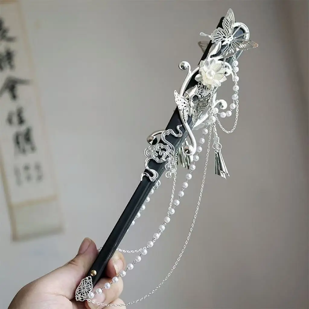 天官が祝福を贈る、花城謝憐のコスプレ古代風写真小道具、扇子を手に。