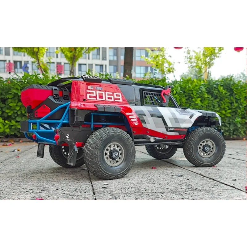 MJX H8P 1/8 ブロンコ RC クローラー リアトランク収納ボックス アップグレードパーツ 装飾アクセサリー 穴あけ不要の取り付け