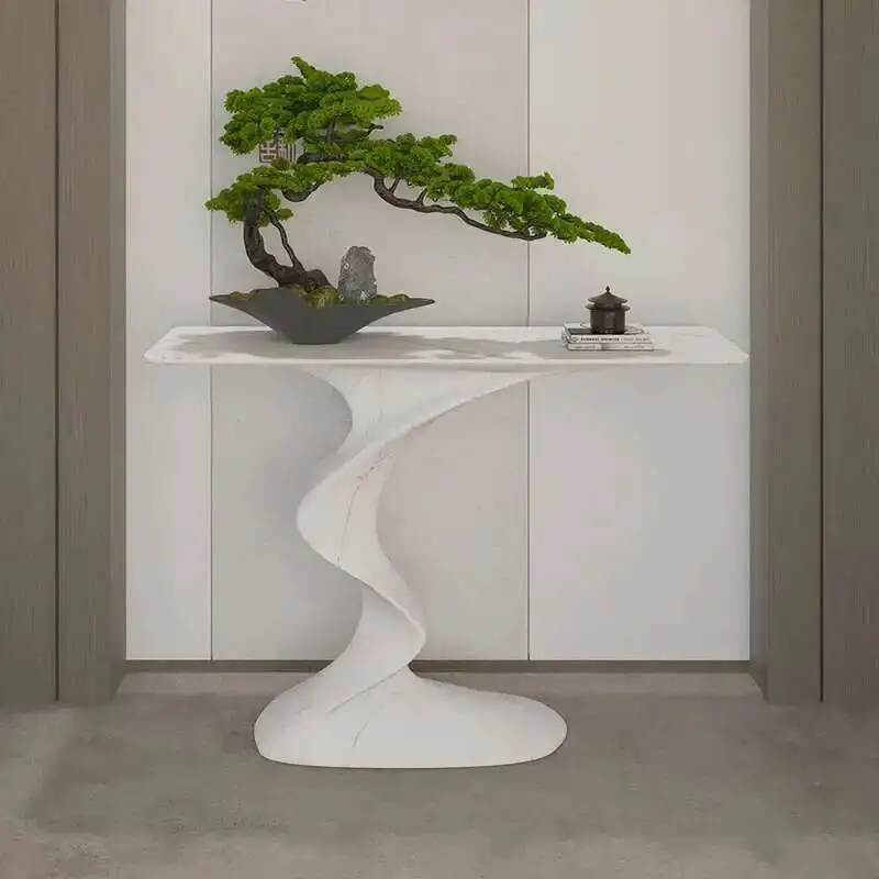 

Vintage Luxury Table Hallway Modern Unique Corner Entryway Corner Table Nordic Salon Mesa Para Sala Living Room Furniture