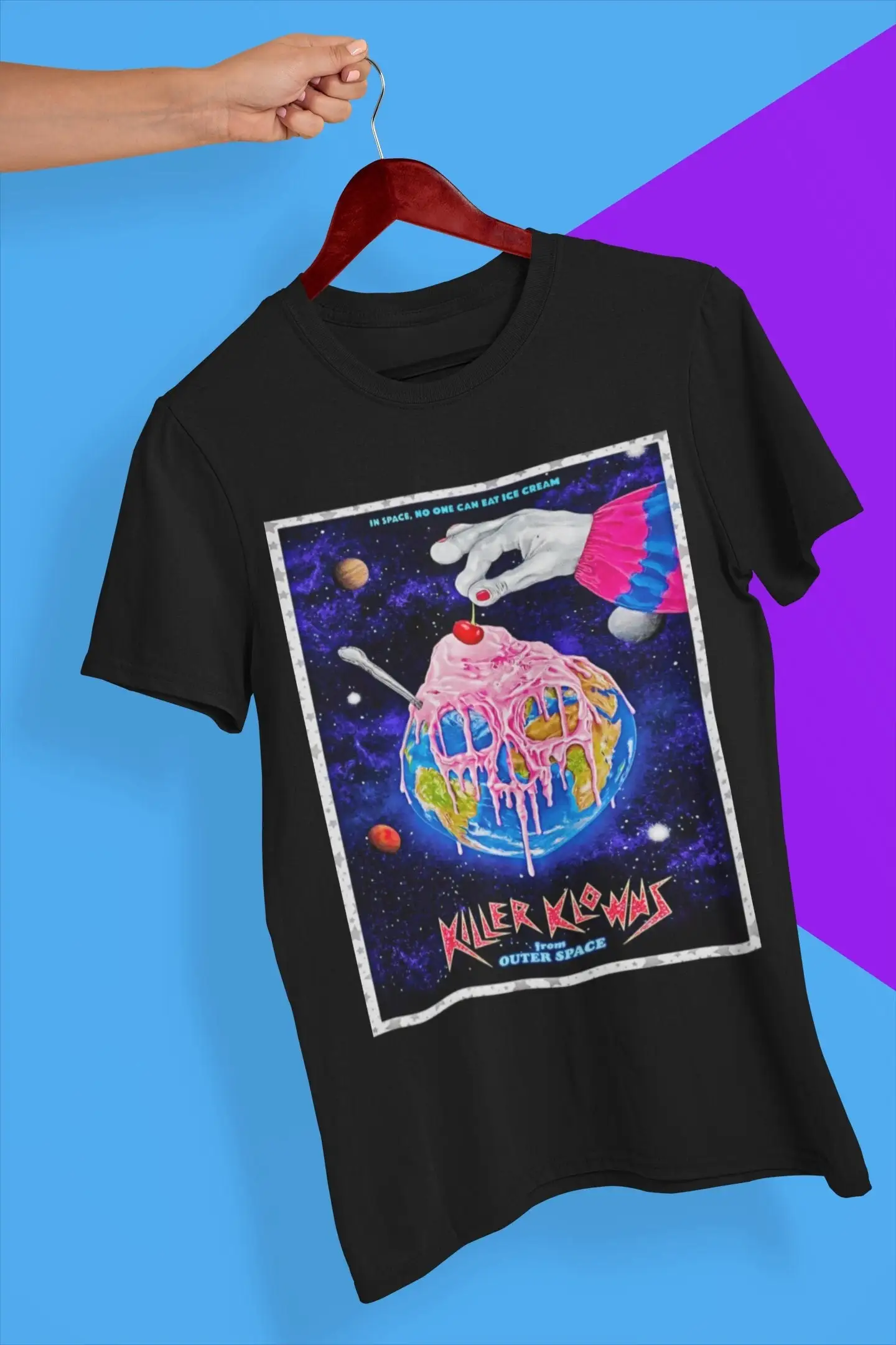 Killer Klowns From Outer Space T Shirt Horror Fan For Her Him Movie Nostalgia Clothing