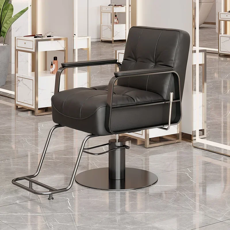 Sillas de barbero de barbería nórdica, silla de salón de belleza permanente Simple especial, muebles de salón de teñido de pelo para afeitado, Cadeira Mocho FYBC