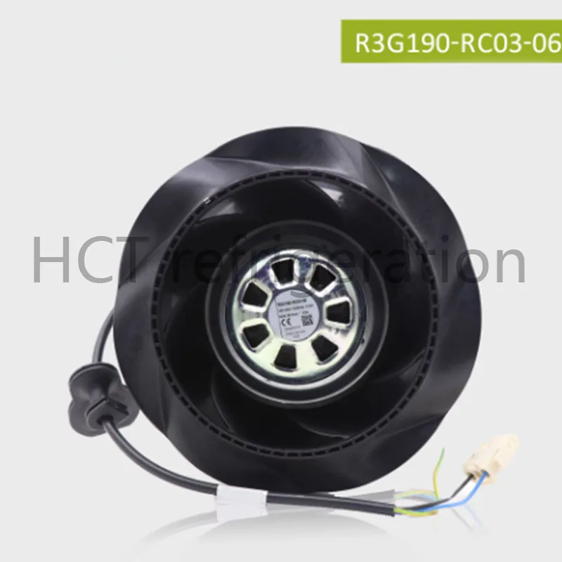 Совершенно новый оригинальный продукт!!! Совершенно новый оригинальный вентилятор R3G190-RC03-06 230 В 0,53 А 60 Вт 50/60 Гц 2810 об/мин 340 Па