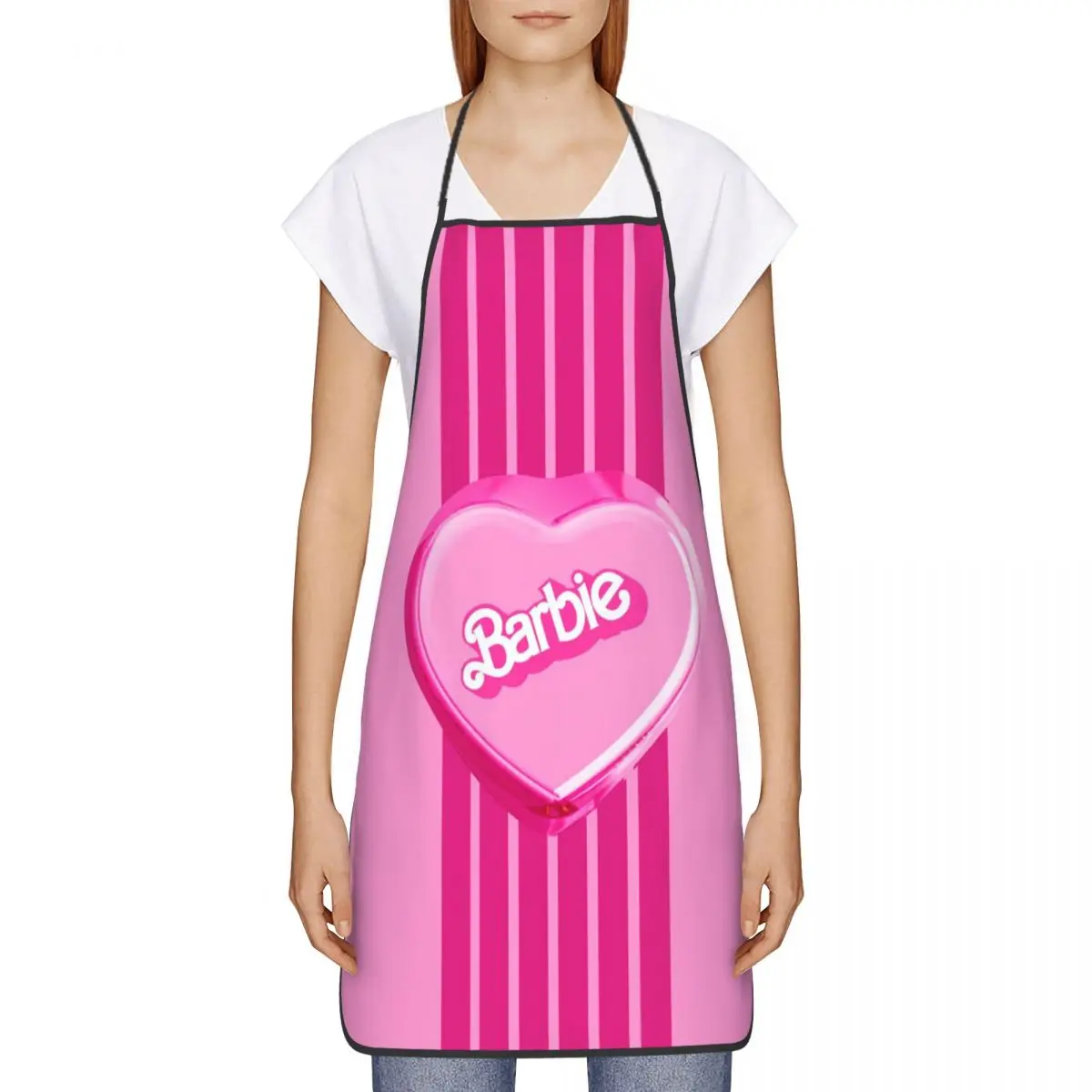 Custom Unisex Barbie Kitchen Chef Cooking Baking Apron Women Men Tablier Cuisine for Gardening