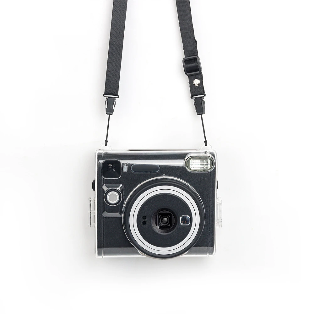 

For Instax SQUARE SQ40 Camera Case Lanyard Clear Crystal Case