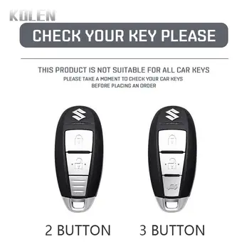 適用於鈴木 Vitara Swift Ignis Kizashi SX4 Baleno Ertiga Samurai S-Cross 的全新 TPU 汽車遙控鑰匙殼保護套 6 最佳銷售 鈴木跨界車 - №1