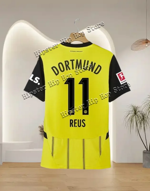 24-25 Bundesliga Dortmund Trikot Hornets Heimfans Spielerversion Royce Brent Fußballtrikot Atmungsaktiv und bequem