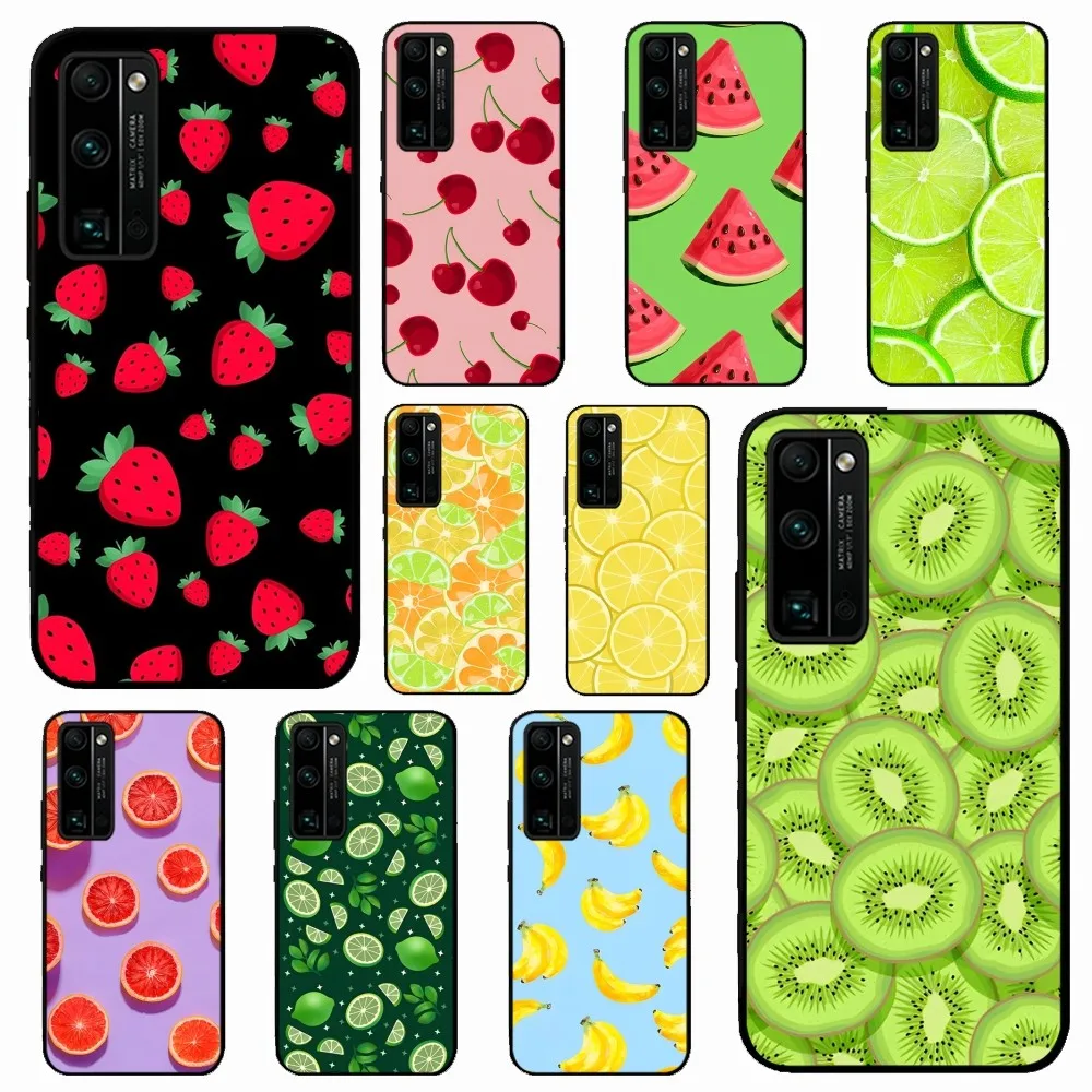 

Cartoon Cute Fruit Phone Case For Huawei Honor 10 lite 9 20 7A pro 9X pro 30 pro 50 pro 60 pro 70 pro plus