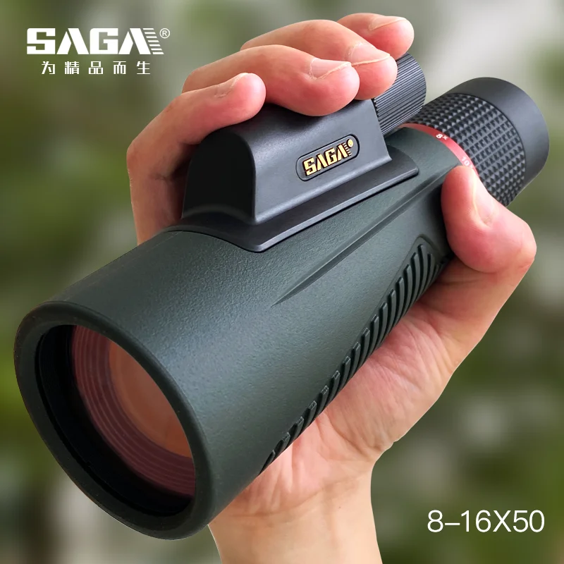 SAGA-Variable Magnification Monocular Telescope, 56 Large Aperture, Outdoor Sports, Mountaineering Viewing