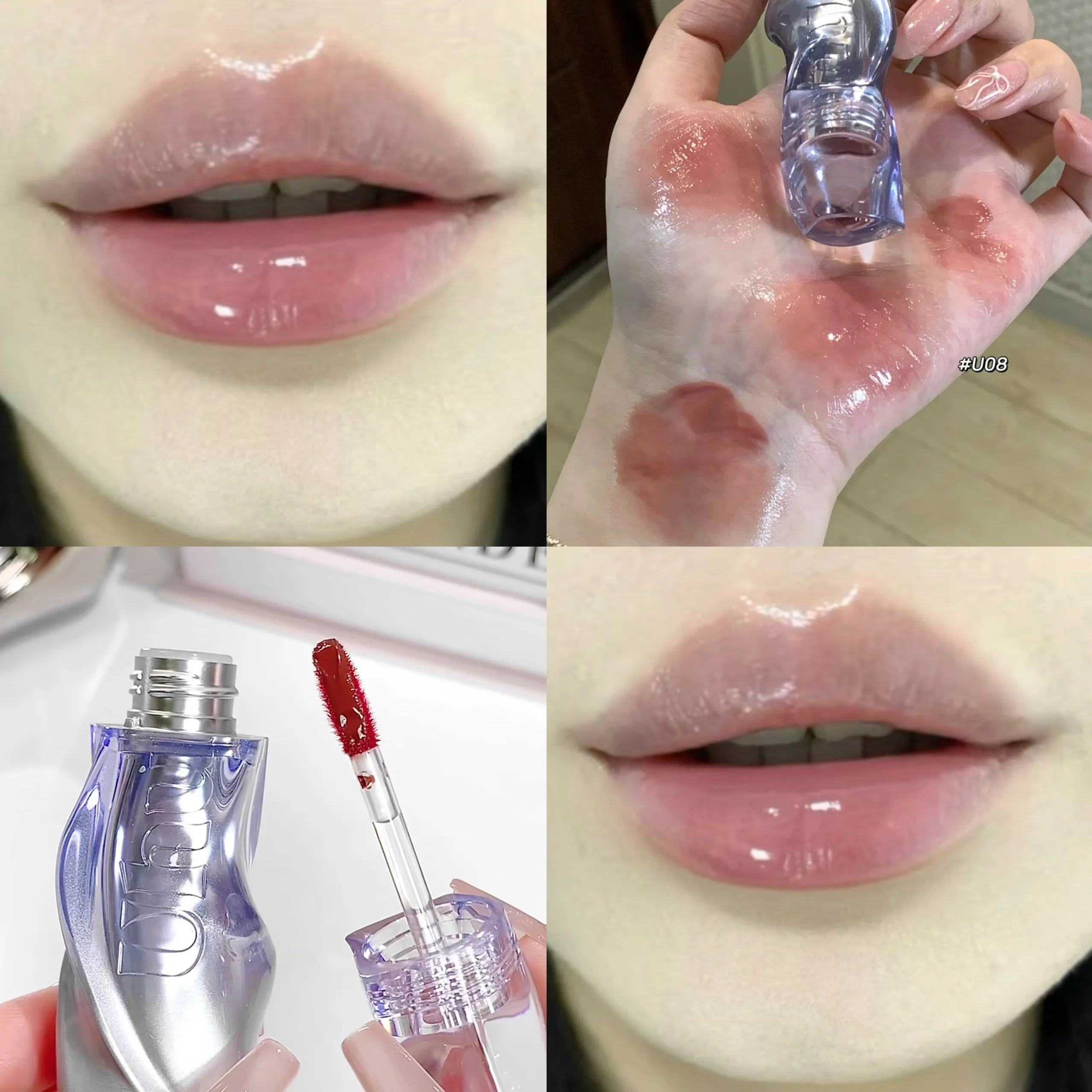 Uhue 6D Mirror Lip Gloss Main Series  Liquid Lipstick Moisturizing Hydrating Futuristic Sci-Fi Feel Glossy Finish