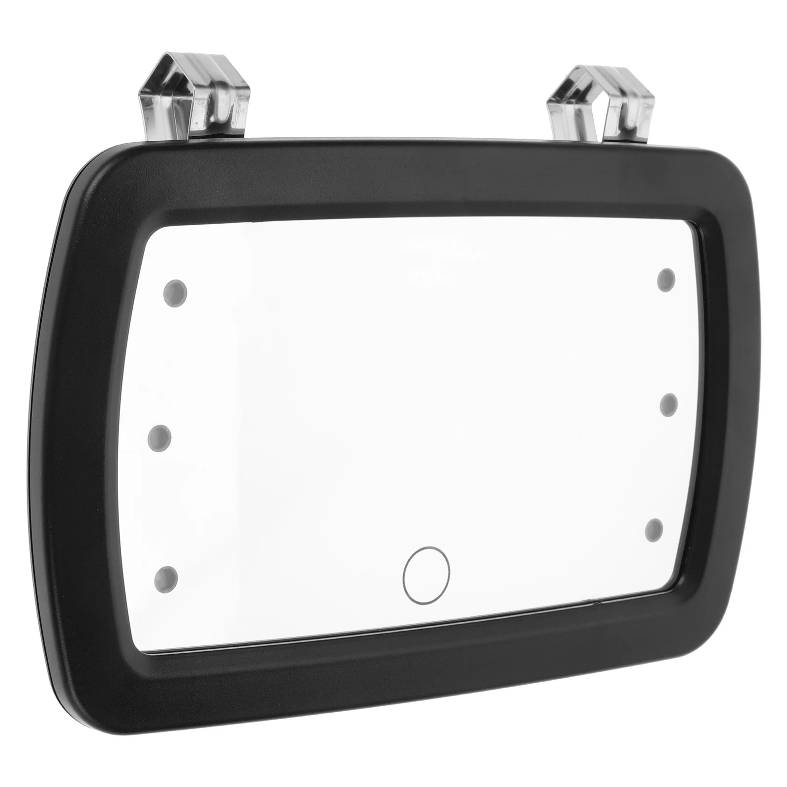 

Car Visor Vanity Mirror with LED Lighting Clip on Makeup Mirror for Vehicle Passenger Seat Clear Reflection Protection