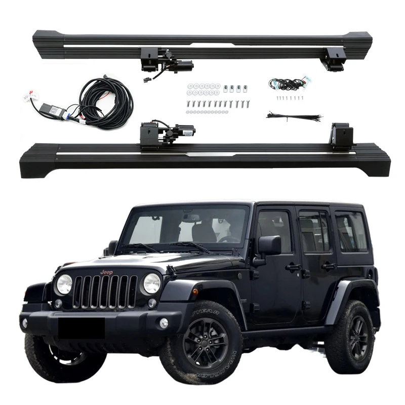 

Автоматическая электрическая боковая подножка для Jeep Wrangler JK 4-дверная Sahara Rubicon 2008-2017