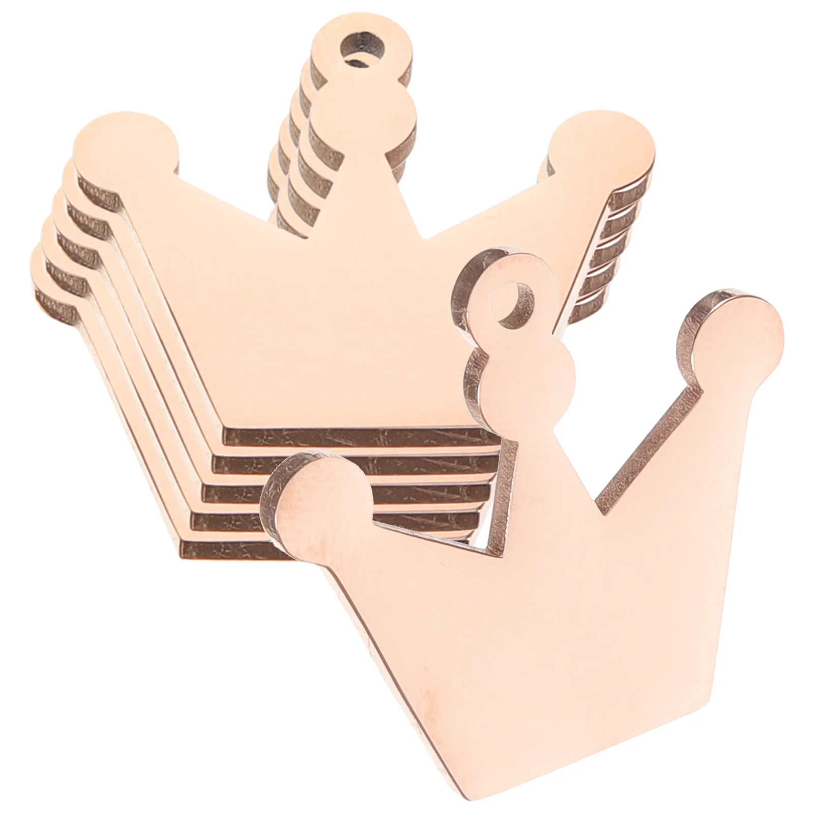 

6Pcs Laser Engraved Dog Tags Metal Id Pet Name Collar Pendant Durable Scratch Resistant Small Lightweight Blank for DIY