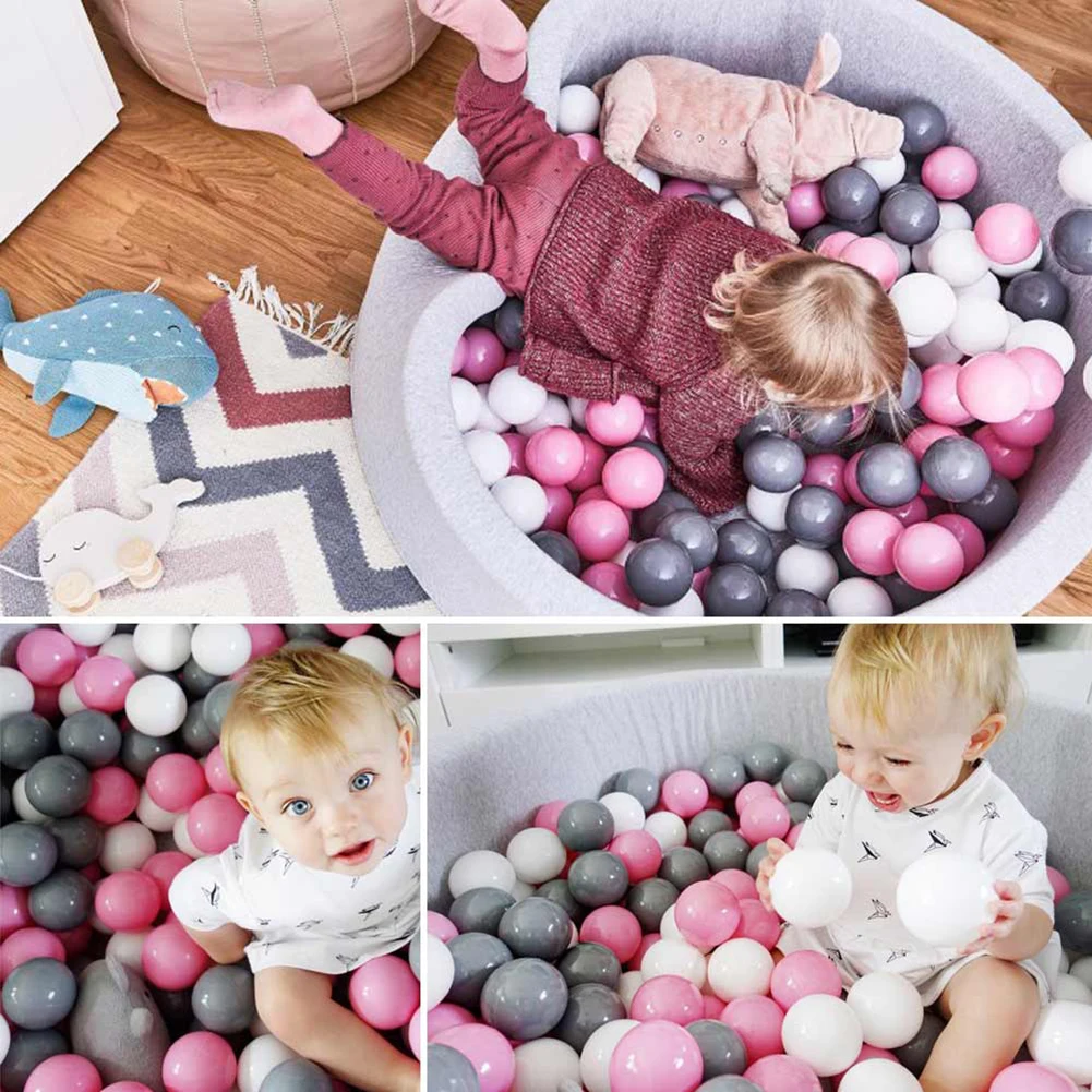 50/100pcs PVC Pool Sea Ball Colorful Water Pool Ocean Wave Ball Party Props 5.5cm Early Education for Children Funny Toys