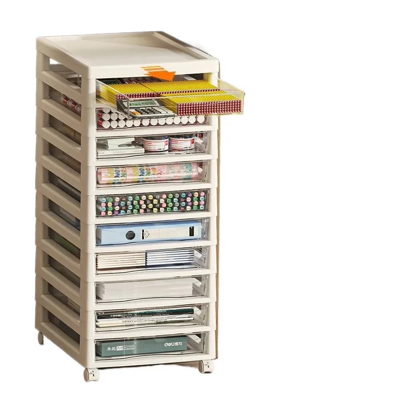 Office desktop storage box, drawer storage cabinet, a4 file rack under the table, stationery, storage and finishing
