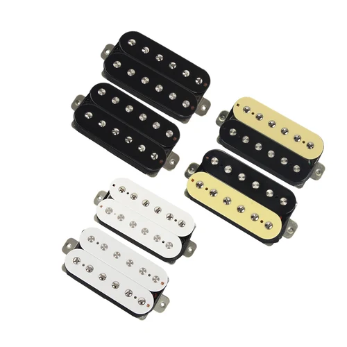 FLEOR 2 uds Alnico 5 Humbucker Pickup Set cuello de guitarra + pastillas de puente piezas de guitarra eléctrica