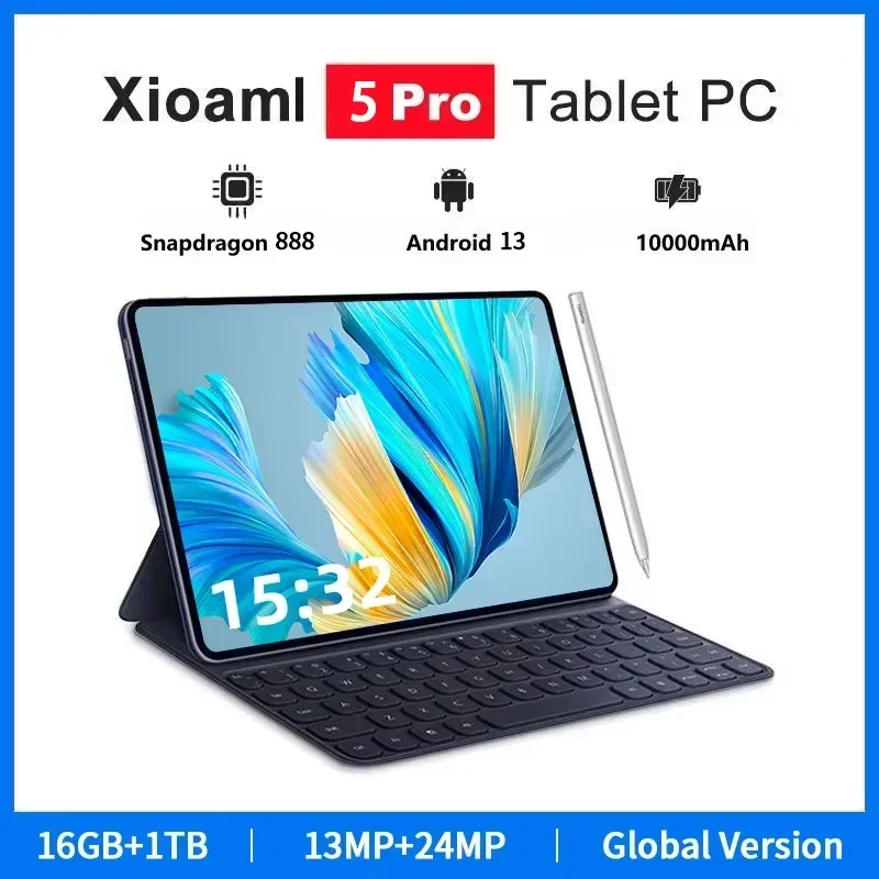 

2024 Global Version Original Xiaomi Pad 5 Pro Tablet Android 12 PC 16GB 512GB 11Inch Screen Tablet Tablet 5G WiFi MI Tab PC