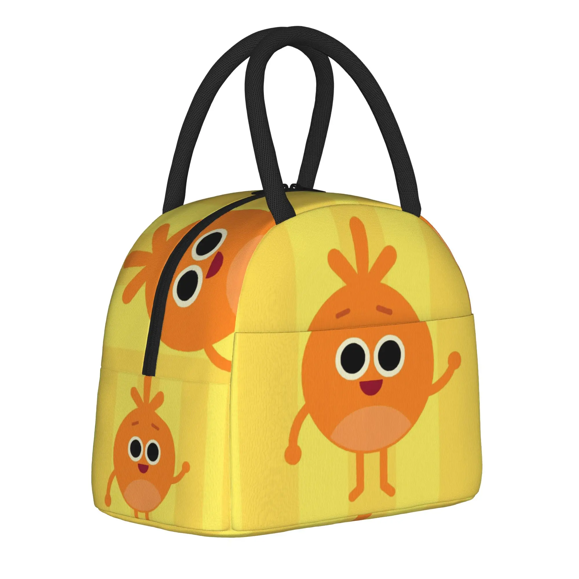 Bumbles Educational Cartoon Nums Tote Insulated Lunch Bag Stumble Portable Food Bags Reusable Cooler Thermal Spacious Bento Box