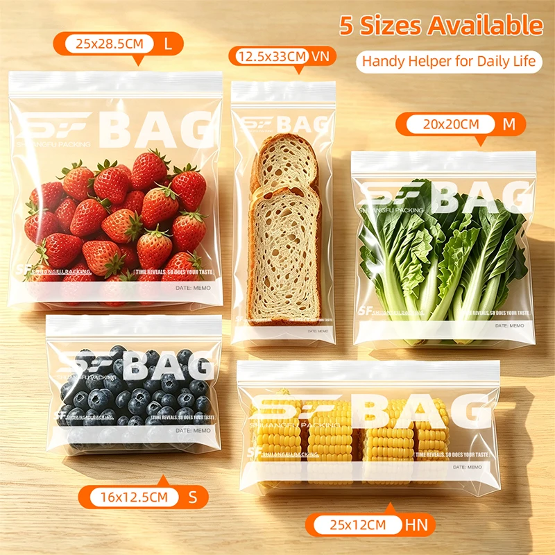 Kantong Ziplock Aman Untuk Fre - Food Storage Ziploc Bags ulasan dan harga