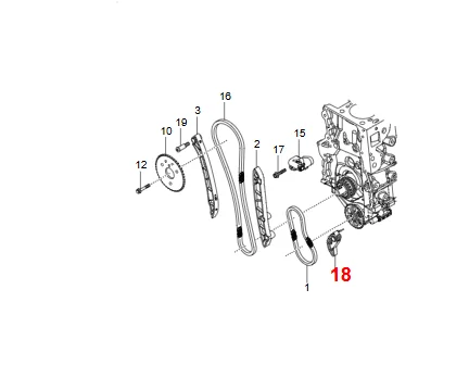 Chain Drive TENSIONER ASSY-MECHANICAL 6711800159 for SSANGYONG ACTYON KYRON REXTON KORANDO C MOUSS TIVOLI