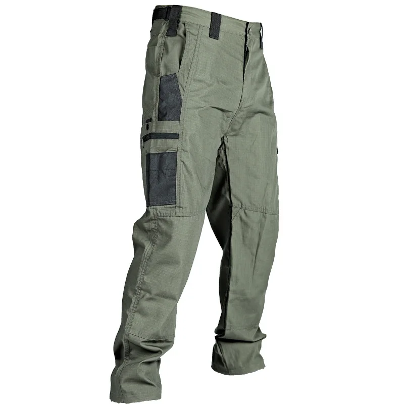 Men's Tactical Cargo Pants Plus Size High Quality Outdoor Casual Sports Pant Hiking Fishing Waterproof Multi-pocket Men Trousers