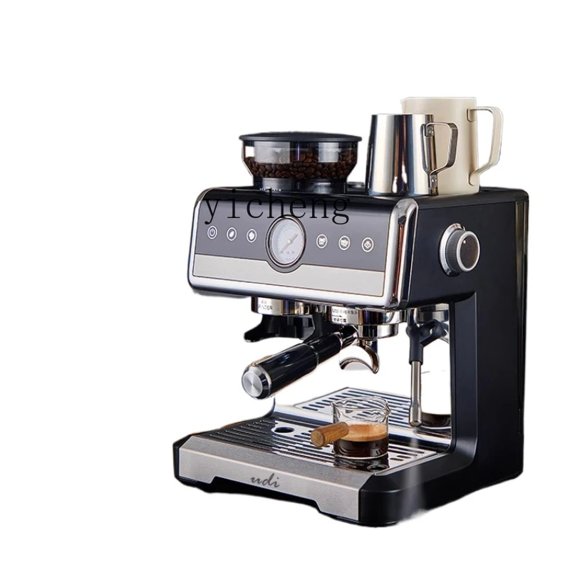 

ZK Coffee Machine Grinding Integrated Italian Semi-Or Full-Automatic Small Household Concentrated Double Heating Commercial