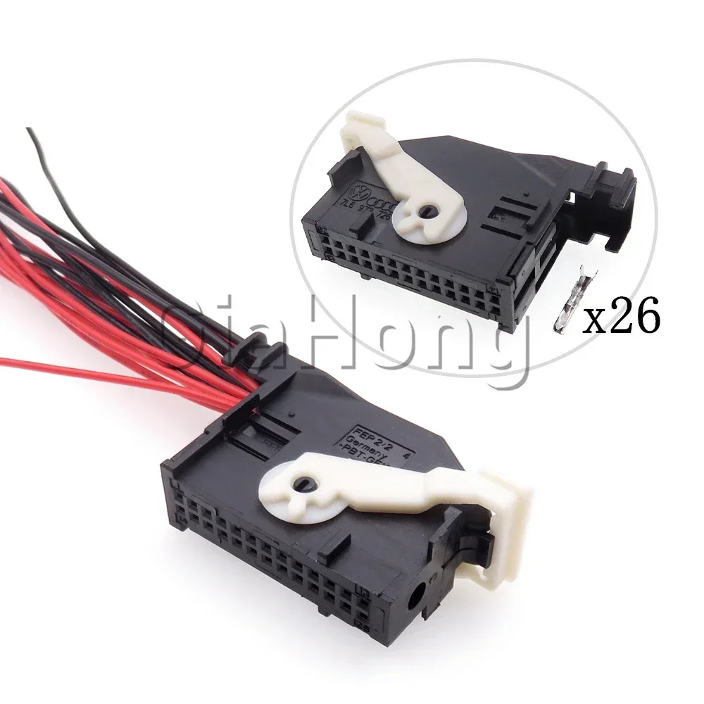 

1 Set 26 Way 7L6972726 7L6 972 726 AC Assembly Navigation Controller Plugs Instrument Plug For VW Cayenne Car Light AFS Socket