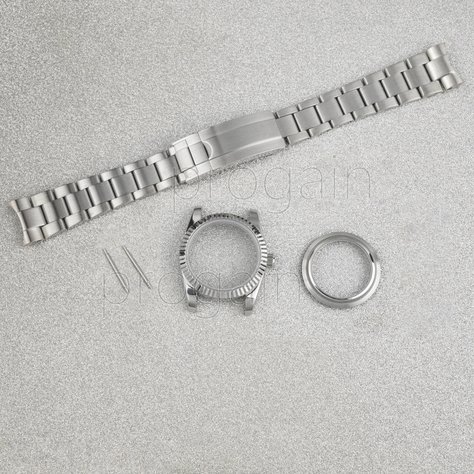 

NH35 Case 36/39MM Tooth Sapphire Glass 20MM Oyster Strap Transparent Bottom Watch Parts for 28.5MM Dial Datejust NH36 Movement