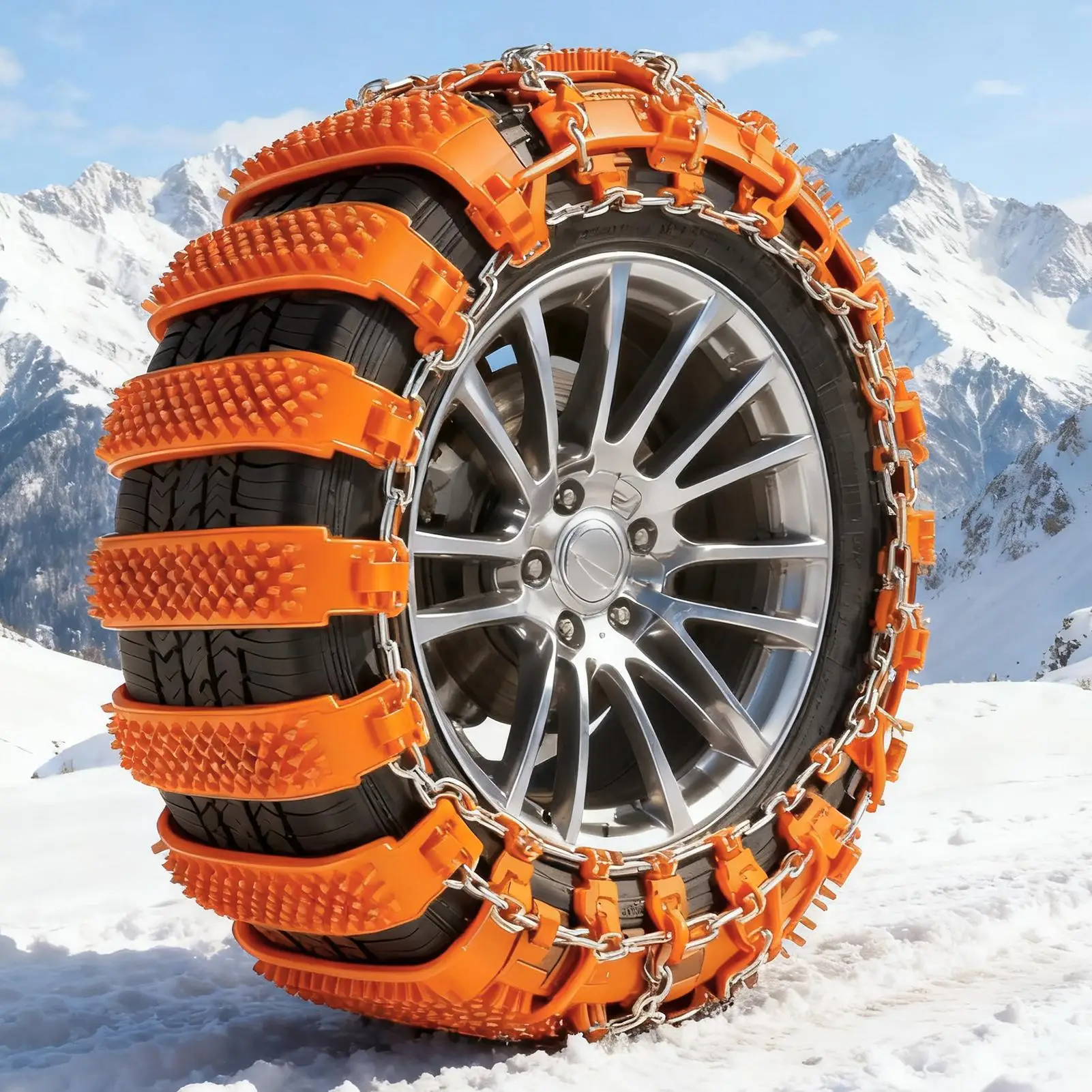 

Tire Chains 10piece Anti-Slip Tyre Ties Belts Tire Chains For Cars For Ice Winter Hiking Trailer Offroad Lawn Fishing