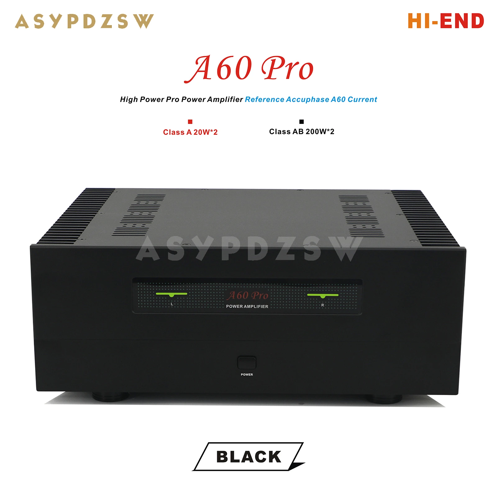 Aihuawu HI-END A60 Pro Power Amplifier Class A 20W/Class AB 200W Reference Accuphase A60 Circuit