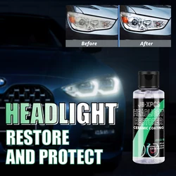 Car Light Restorative Liquid Removing Oxidation Dirt Portable Headlight Repair Polish Long Lasting Protection Oxidation Liquid