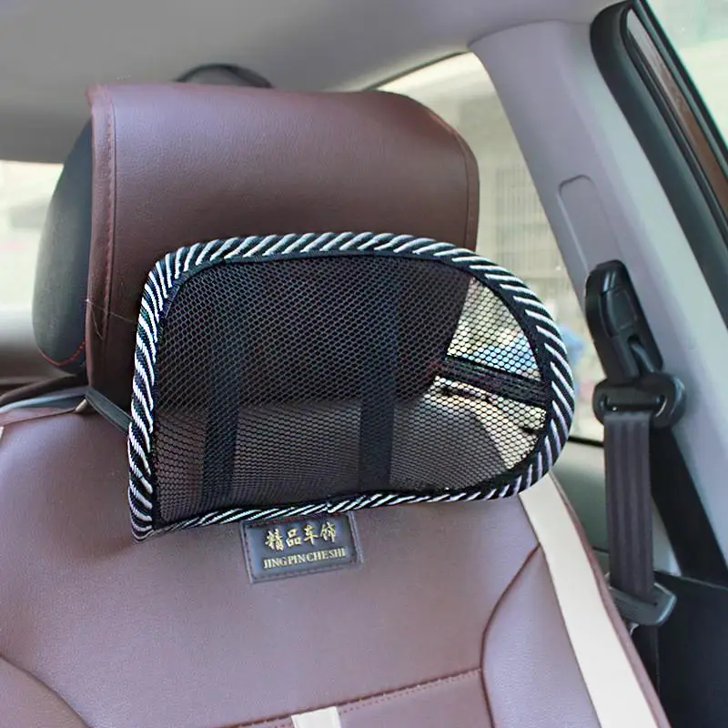 Durable Travel Hollow Net Mesh Neck Care Car-styling Seat Supports Car Accessories  Pillow