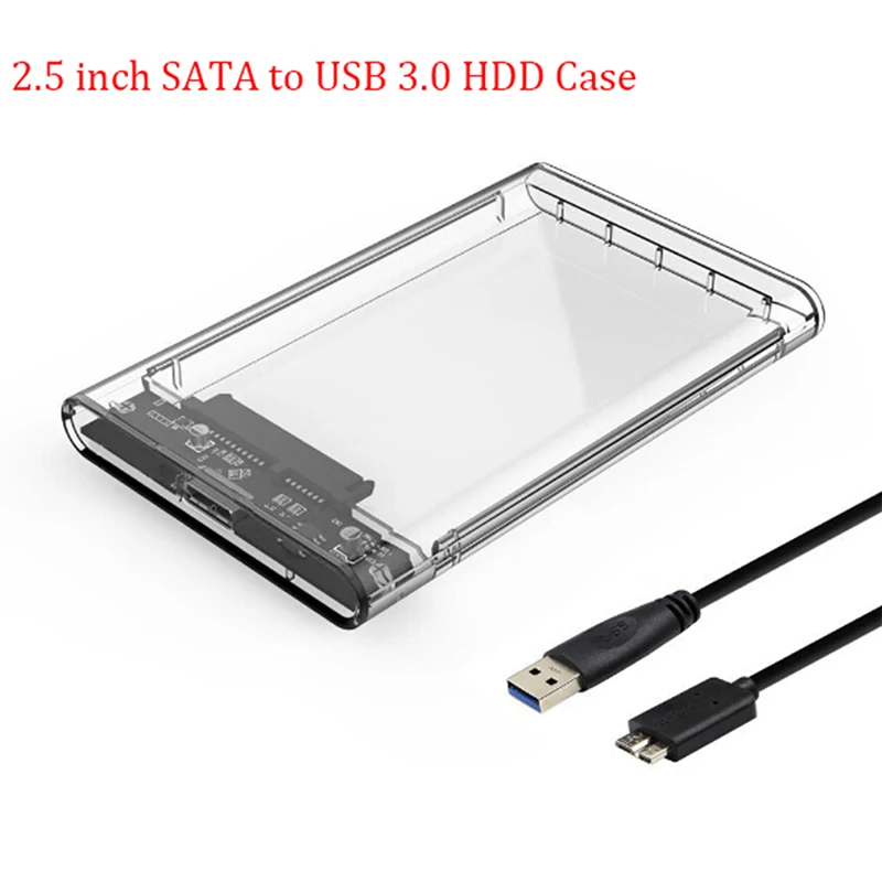 2.5'' USB 3.0 to SATA SSD HDD Hard Drive Disk External Case Enclosure