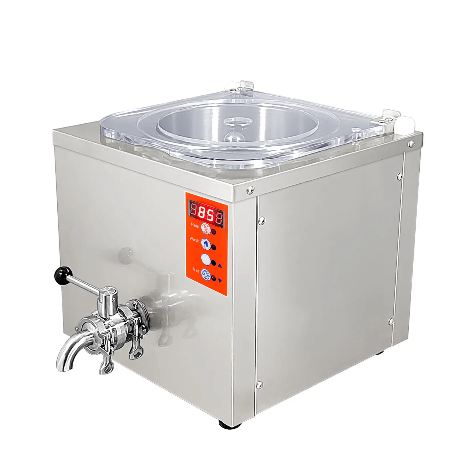 YourTime Factory Price Small 14L Milk Beer Juice Plate Pasteurizer Batch Pasteurization Machine Flash Tube Egg Pasteurizer