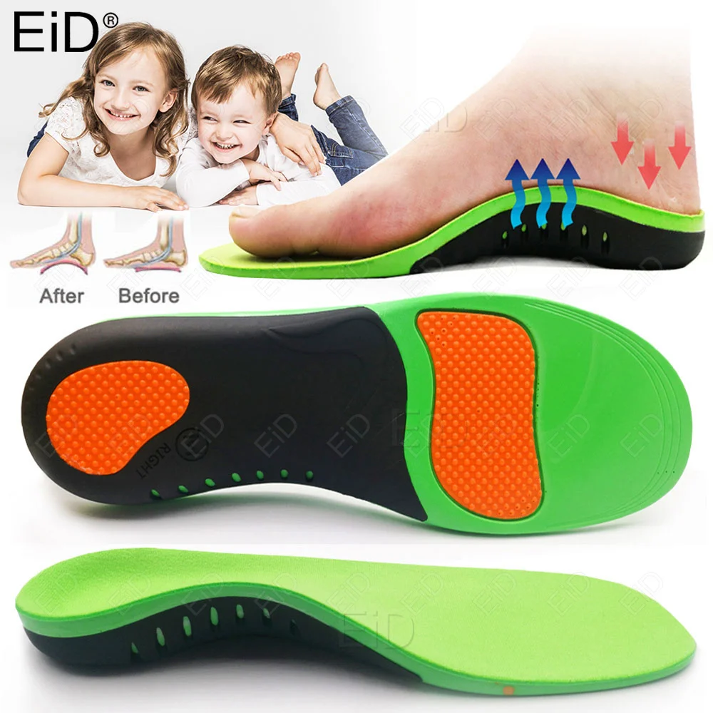 EVA Orthotic insole for Flat Feet 3D Arch Support orthopedic shoes sole Insoles for feet men women Children O/X Leg corrected