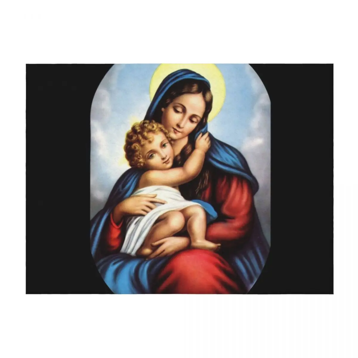 

virgin mary Throw Blanket Summer Baby Decoratives Luxury St Blankets