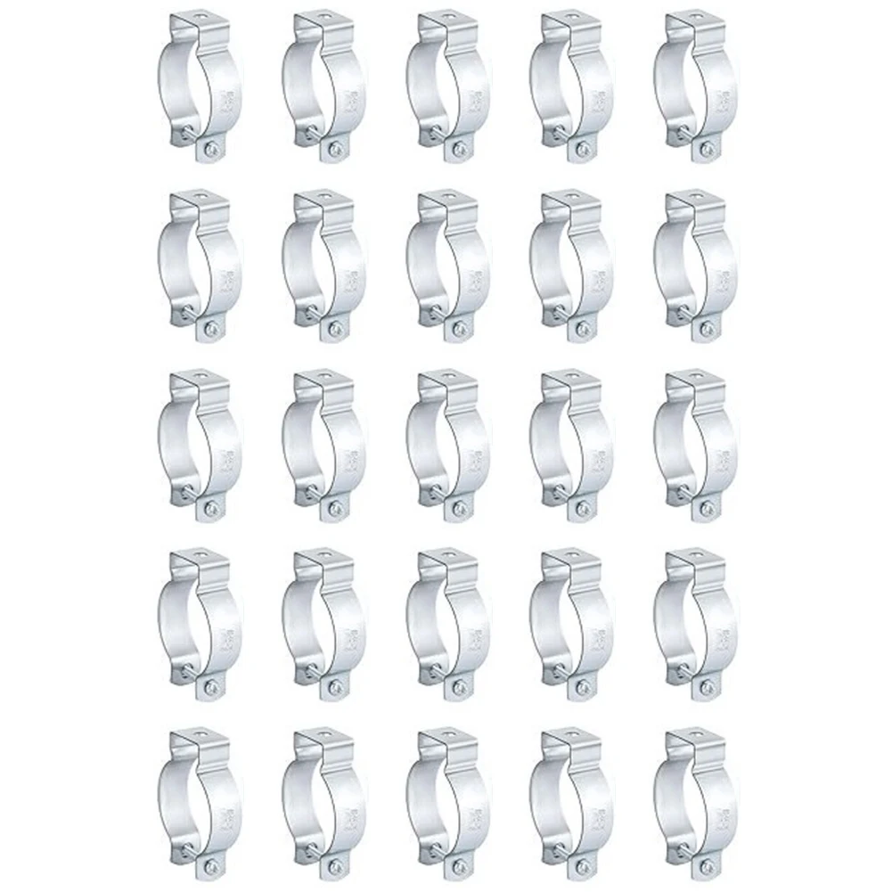 

25 шт. вешалки для проводов EMT из оцинкованной стали с болтами для надежных и безопасных опор для электропроводки и монтажных кронштейнов