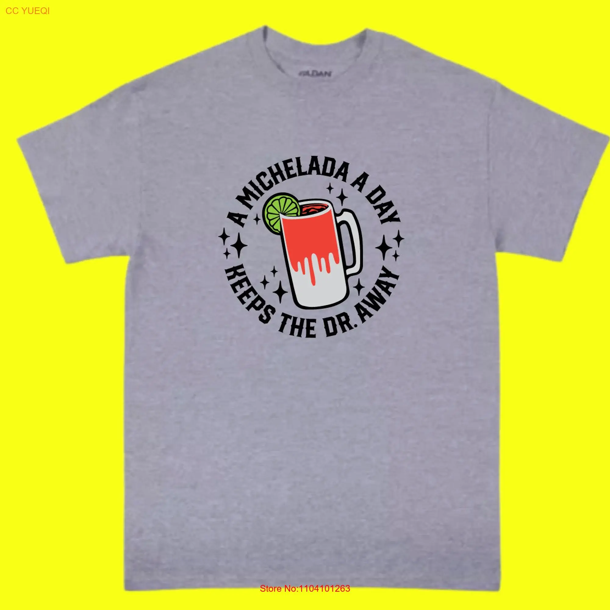 A Michelada Day Keeps the Dr Away T Shirt funny beer cerveza in spanish gift for dad boyfrien long or short sleeves