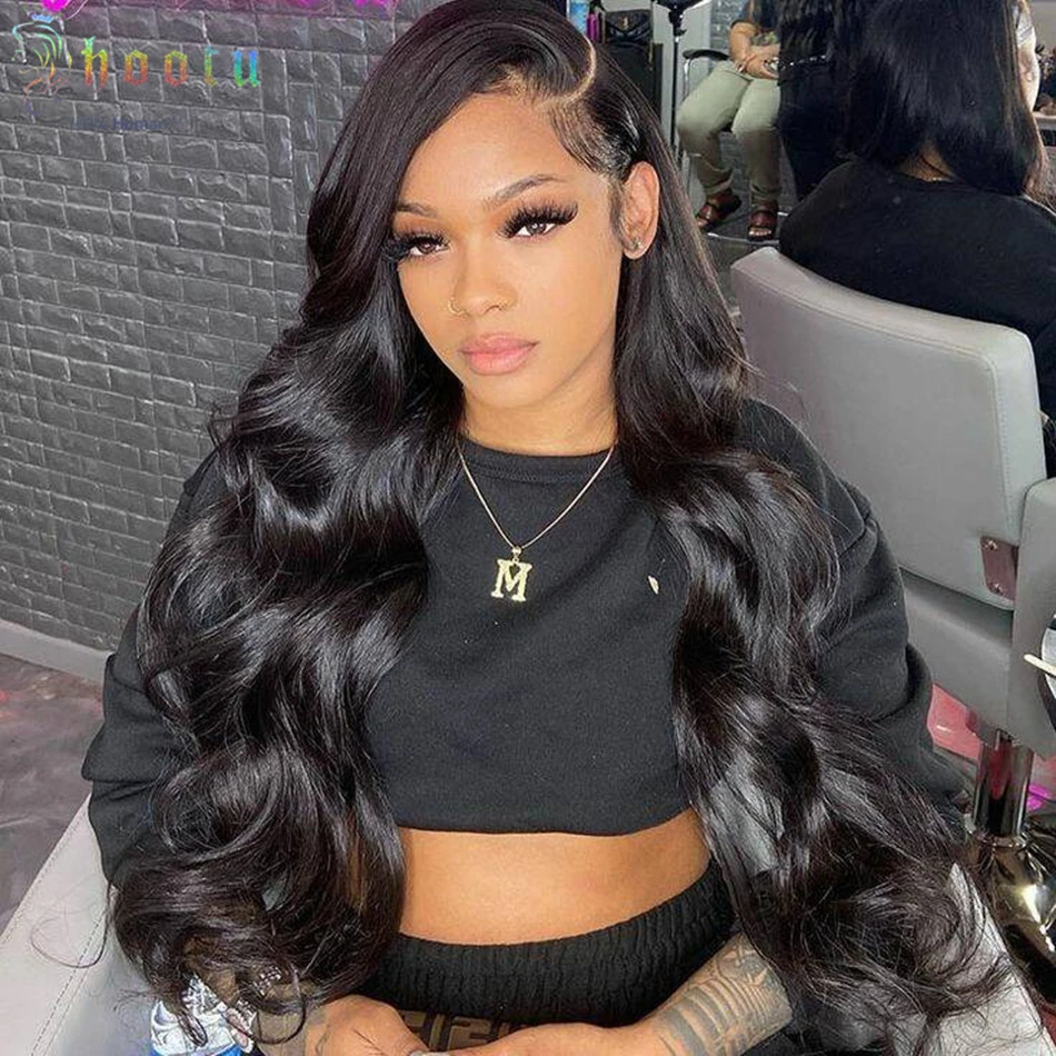 

Transparent Lace Front Wigs Human Hair 13x4 Body Wave Brazilian Virgin Hair Pre Plucked 18-24 Inch Frontal Lace 180% Density