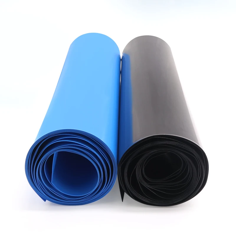 280mm ~ 625mm 18650 Batteria Al Litio Tubo Termoretraibile Li-Ion Wrap Copertura Pelle PVC Tubo Termoretraibile Pellicola Maniche Guaina Isolante