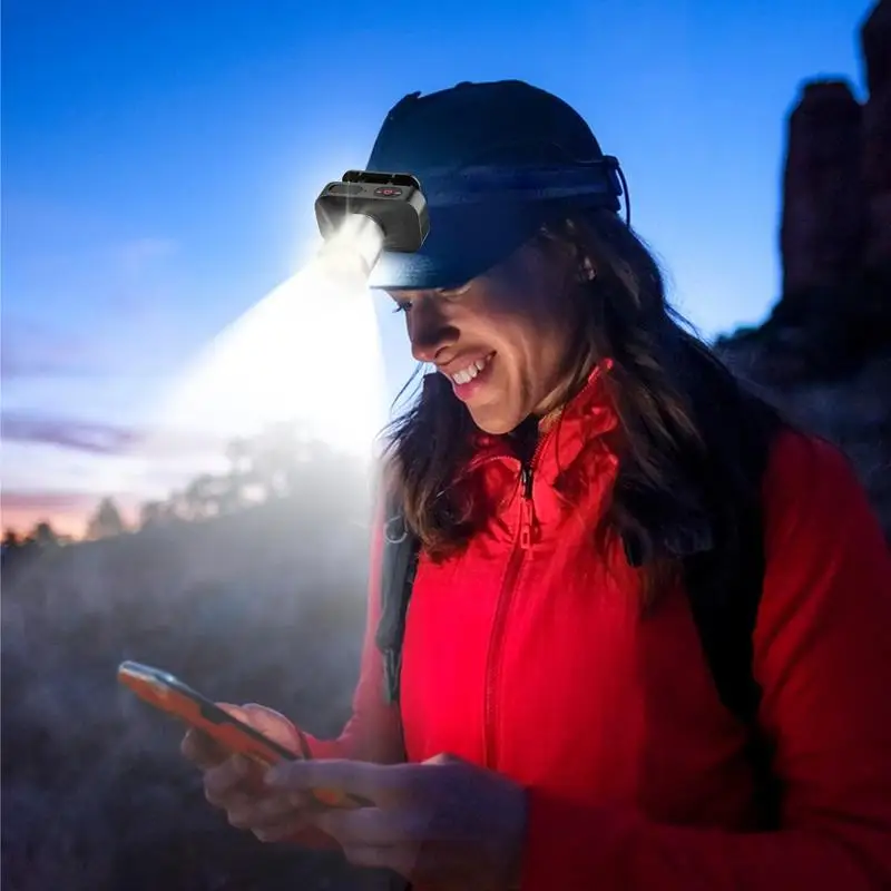 

Head Lights For Forehead Headlamps For Adults Rechargeable 90 Degree Angle Adjustable Powerful Lightweight Adjustable Brightness