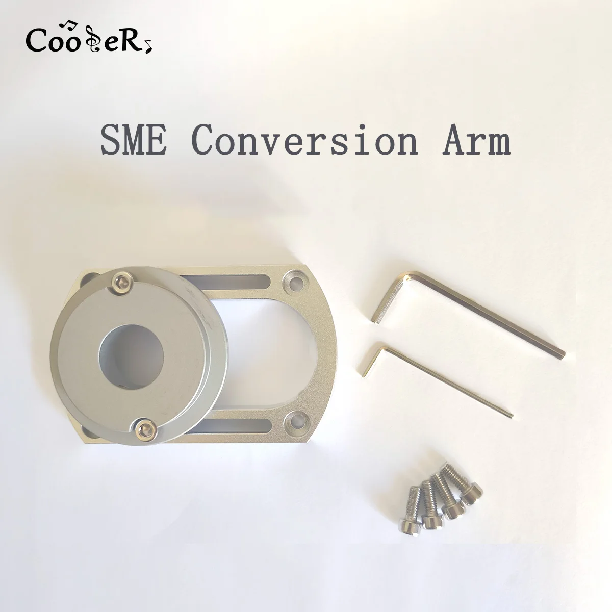 Vinyl-Plattenspieler SME Tonarm Phono-Tonarmhalterung Konvertierungsarmplatte Audio SME Adapter Innenloch 16-30mm