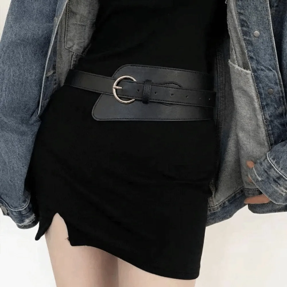 

High Quality Fashion Wide Corset Waist Belt Decorative Elastic Design Waistband Strap External Wear Versatile Waist Cover