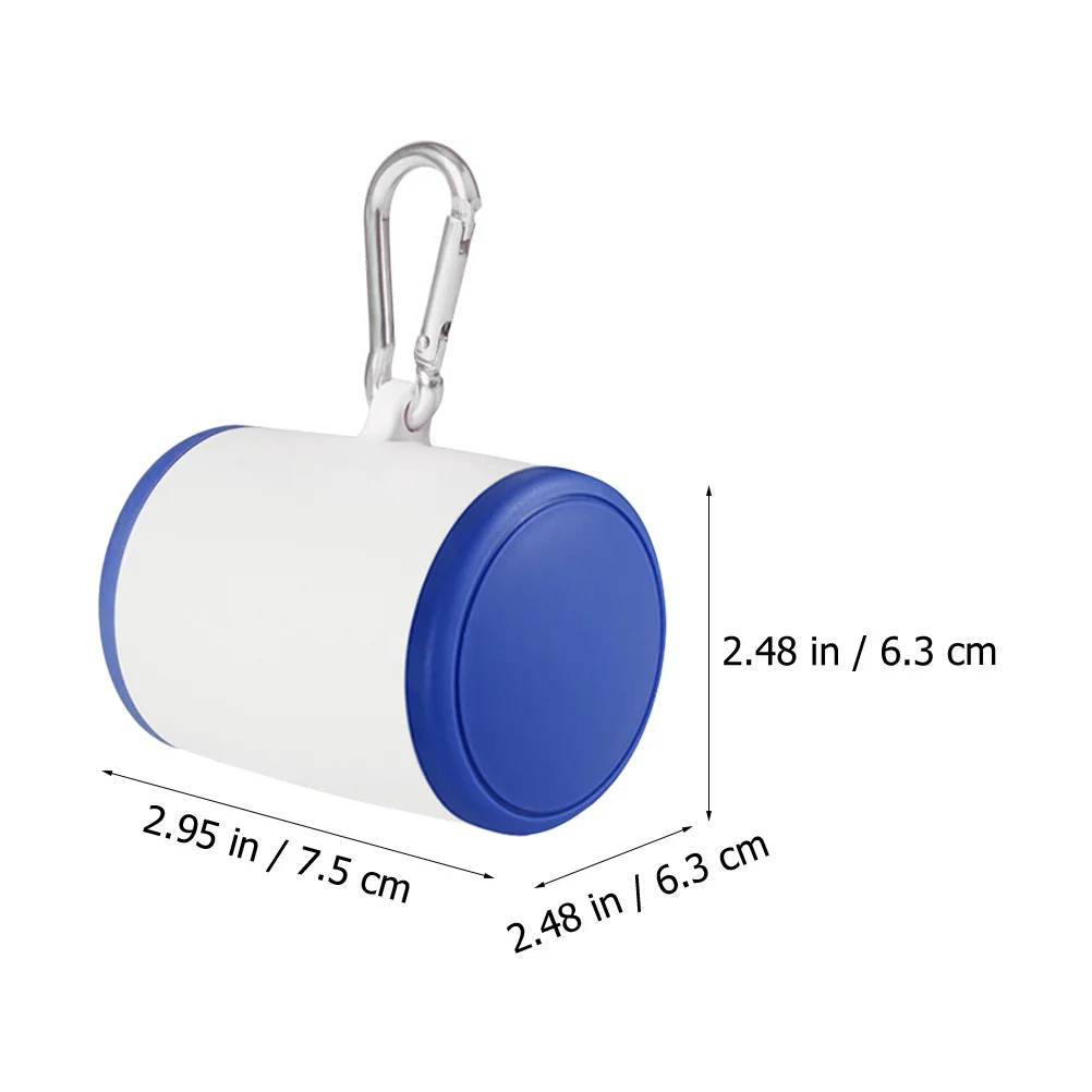 

2pcs Pet Portable Storage Box Premium Pp Dog Training Food Bag Dog Walking Pouch Treat Case For Outdoor Travel Leash Pendant